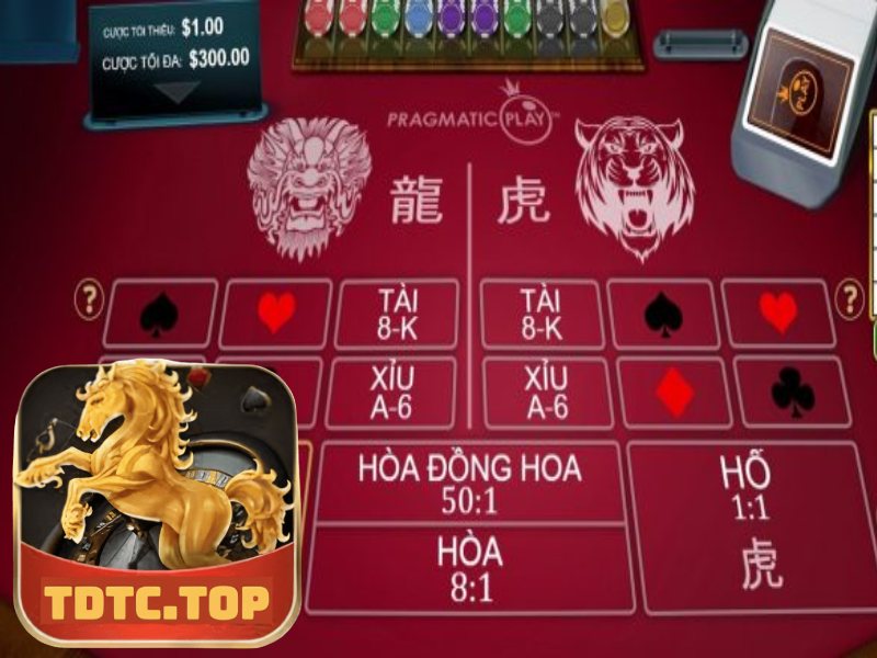 Các loại cược và cách chơi game Rồng Hổ TDTC